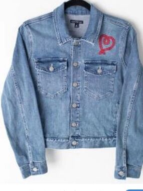 J.Crew Embroidered Denim Jacket